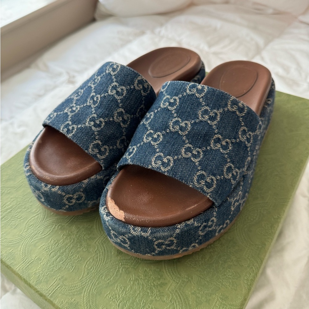 Gucci GG platform slide sandal - Picture 4 of 4